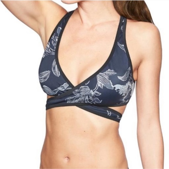 Athleta 2-piece Fiore Bikini bathing suit. Wrap top,  lattice sides bottom. - Picture 3 of 6
